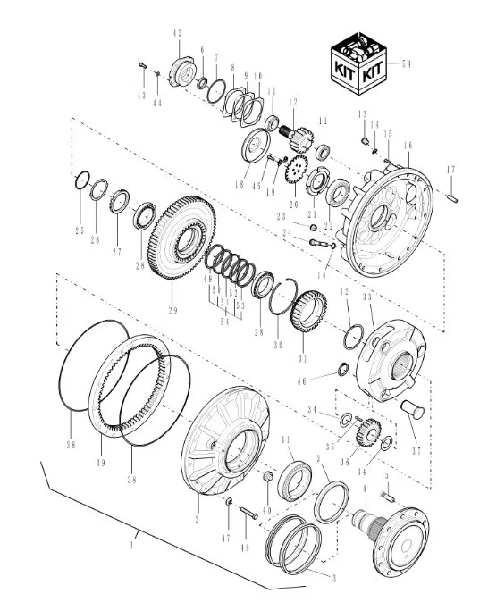 87358151 - Комплект толщинных колец
